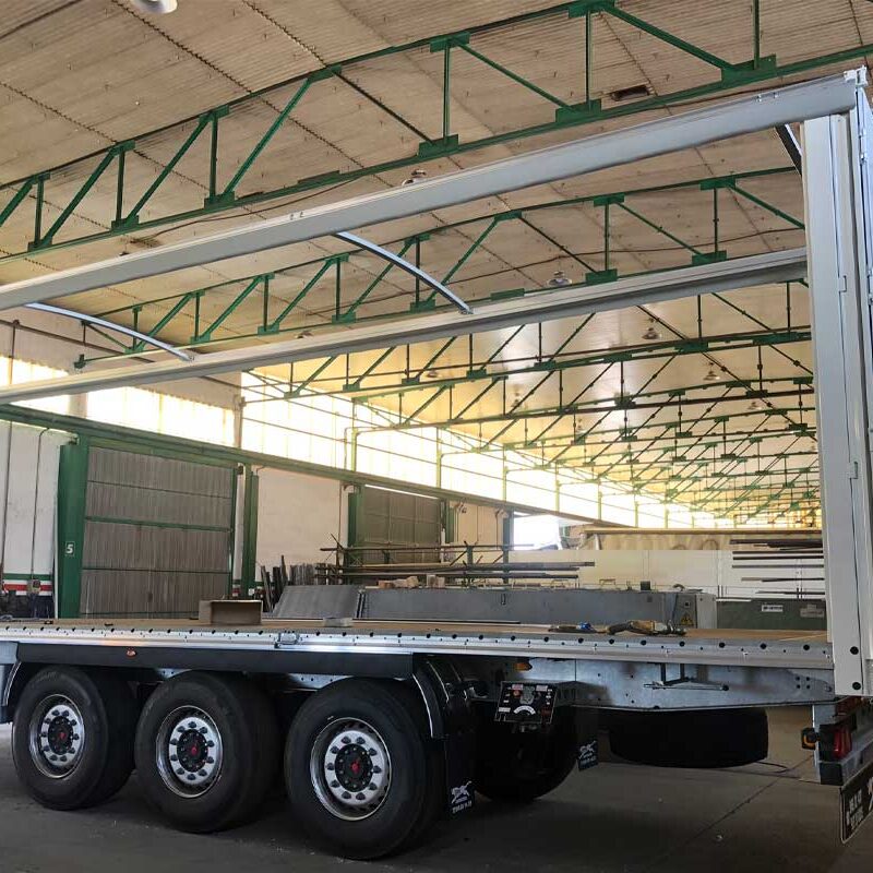 semirremolque para astilla y carga