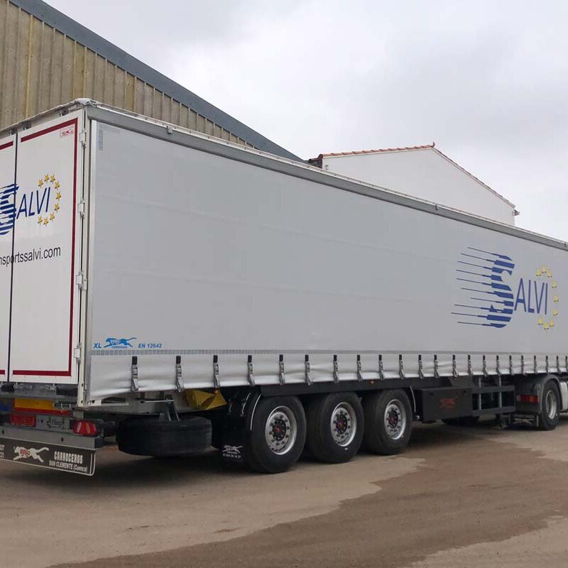 semirremolque para astilla y carga