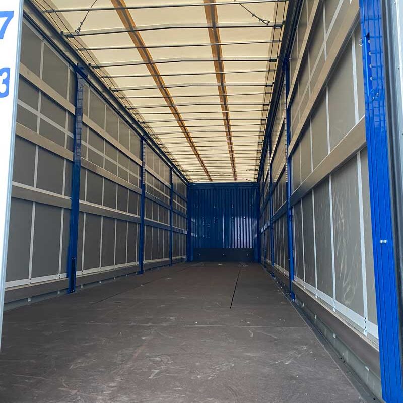 vista interior semirremolque