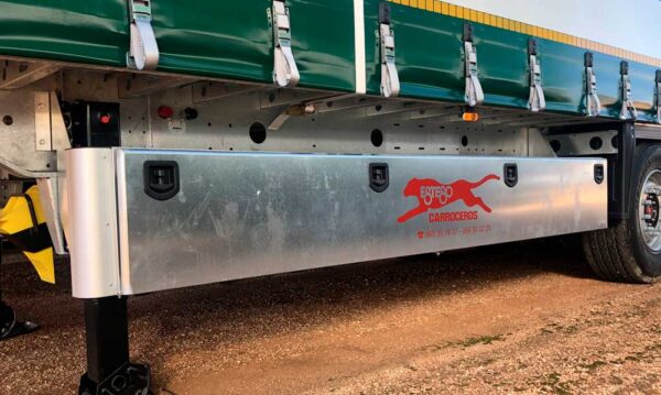 cajón de acero galvanizado para camion