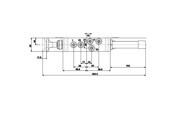 plano de una valvula de elevacion de eje haldex