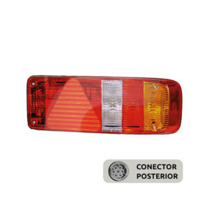 piloto trasero con triángulo y conector posterior derecho