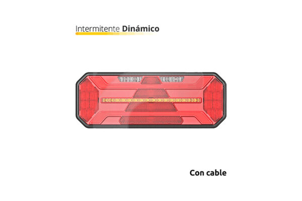 piloto trasero led con cable