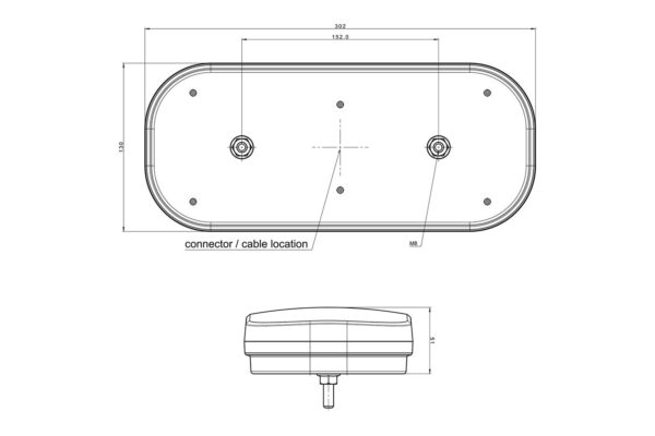 piloto trasero led croquis