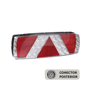 piloto trasero con conector posterior con triángulo